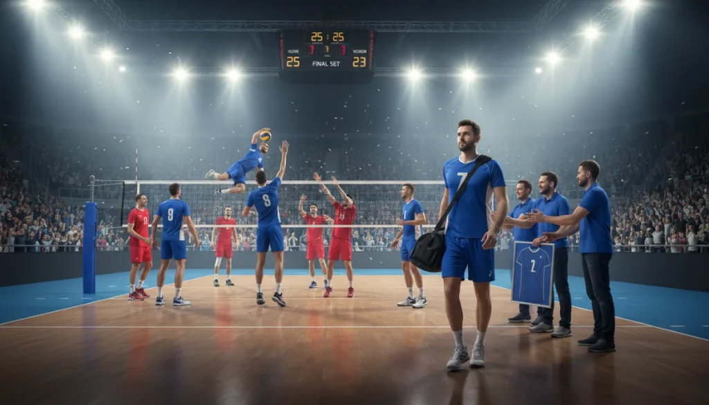 Fransız Yıldız Ngapeth Sarı Lacivertli Formaya Veda Etti